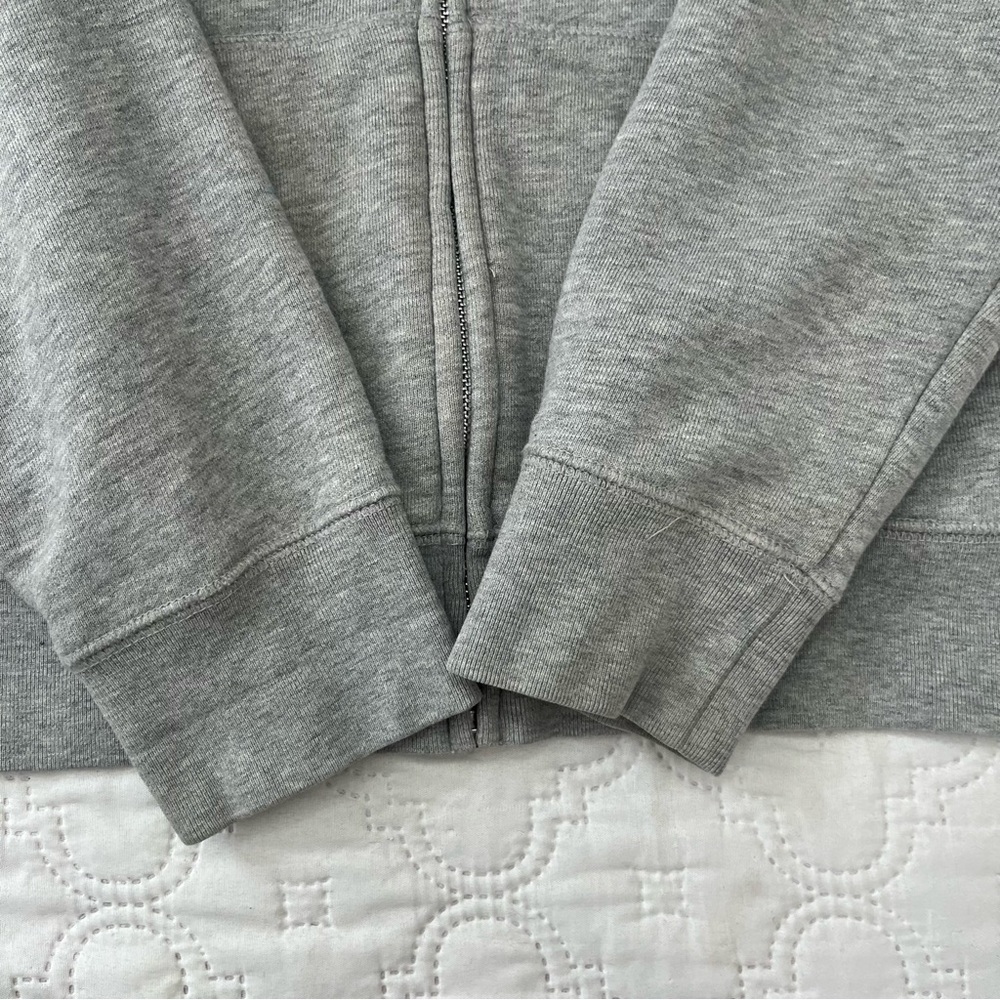 Ralph Lauren Sport Vintage Full Zip Hoodie Gray Pink Pony Cotton Women’s M - Picture 12 of 15
